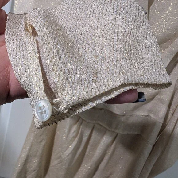 IRO | Lorelle wrap-effect pleated lamé mini dress - Picture 7 of 16